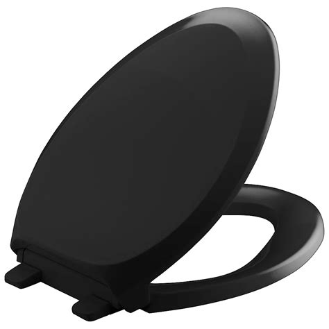 black toilet seat kohler|koehler toilet seats black plastic.